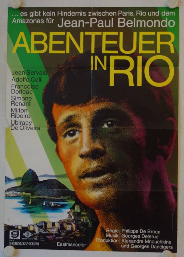 Abenteuer in Rio originales deutsches Filmplakat (R70s)